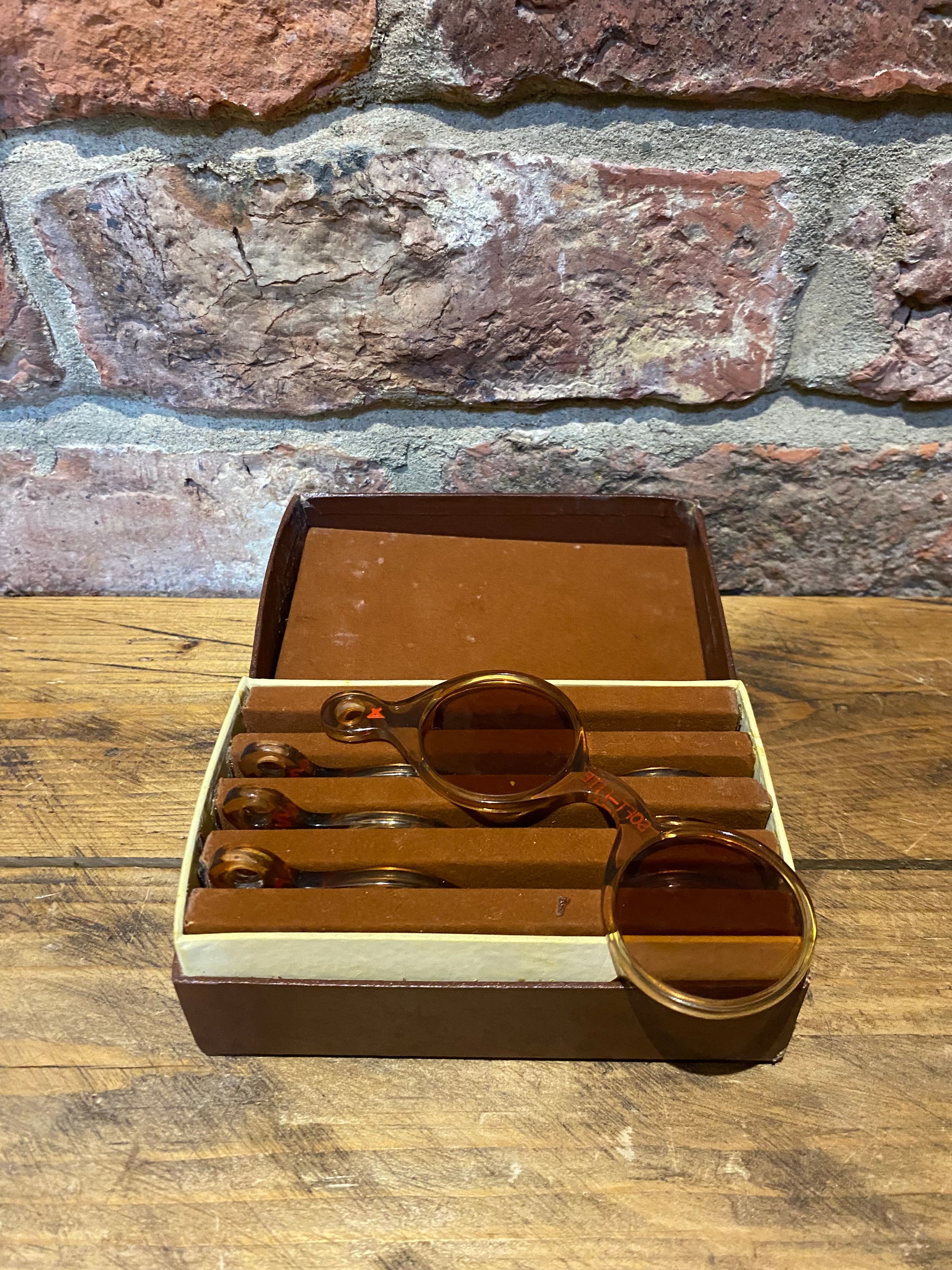 Vintage Soft-Lite Tinted Optician's Test Set of 4 Lenses | Wilson Fox Antiques | United Kingdom