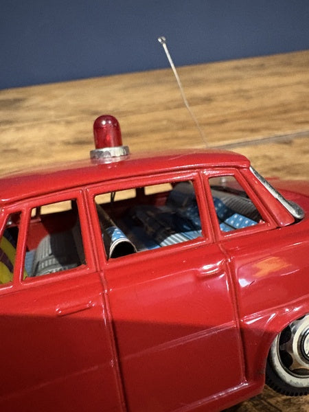 1960s Japanese Tin Toy Car In Red