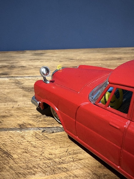 1960s Japanese Tin Toy Car In Red