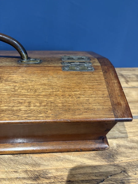 Edwardian Cutlery Holder With Handle