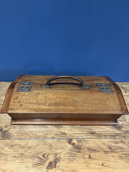 Edwardian Cutlery Holder With Handle