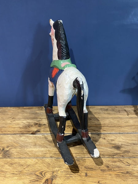Hand Painted Ornamental Rocking Horse {Not Full Size}