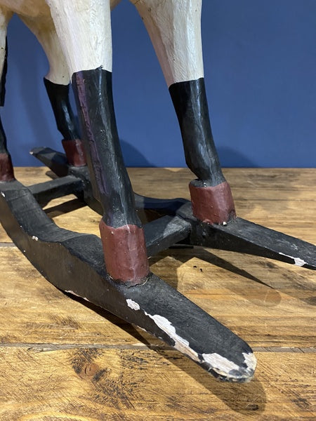 Hand Painted Ornamental Rocking Horse {Not Full Size}