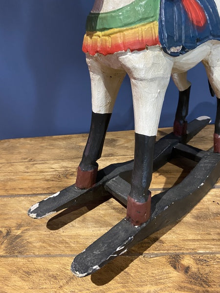 Hand Painted Ornamental Rocking Horse {Not Full Size}