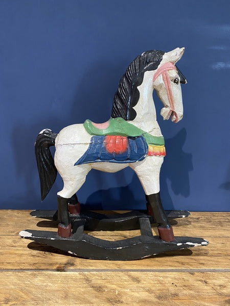 Hand Painted Ornamental Rocking Horse {Not Full Size}