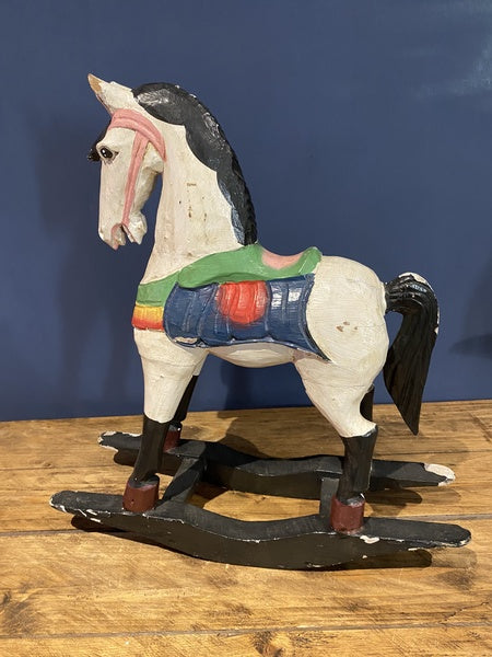 Hand Painted Ornamental Rocking Horse {Not Full Size}