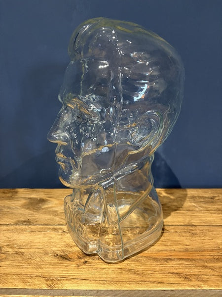 Ingrid Glas Elvis Presley Glass Head, A Captivating Bust Crafted In West Germany 1960s 70s