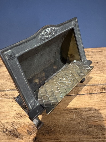 Match Holder And Striker "Cosmos Radiant Fire" Salesman's Sample Of A Fire