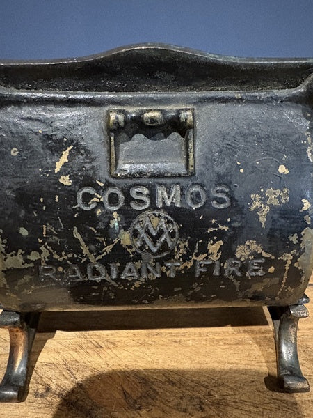 Match Holder And Striker "Cosmos Radiant Fire" Salesman's Sample Of A Fire