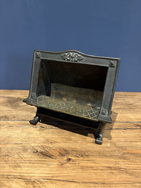 Match Holder And Striker "Cosmos Radiant Fire" Salesman's Sample Of A Fire