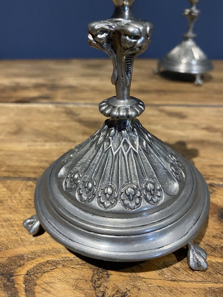 Metropolitan Museum Of Art 1988 Metal Candlesticks Candle Holders - MMA