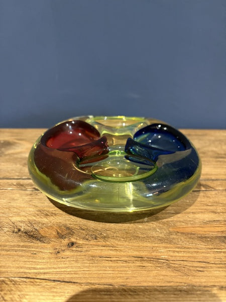 Murano Art Glass Multicoloured Trinket Dish