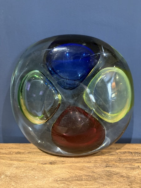 Murano Art Glass Multicoloured Trinket Dish