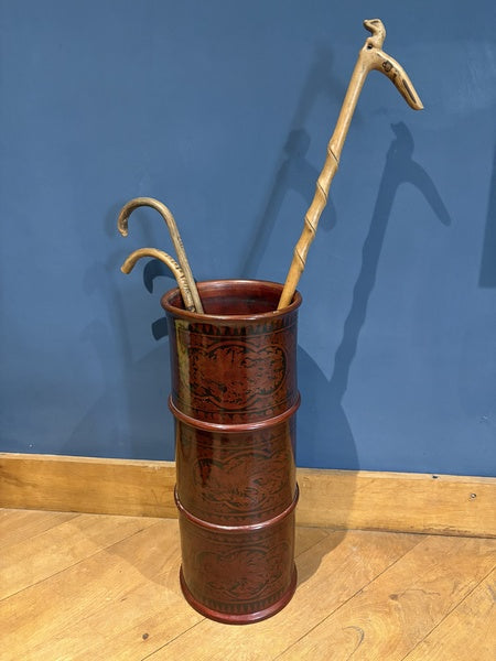 Turn Of The Century Rare Bamboo Stick Stand