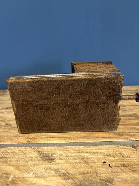 Vintage Wooden Handmade Cigarette Dispenser With Lever Action Bird With Treenware Design 1950s